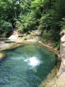 campsite river Rennes-les-Bains