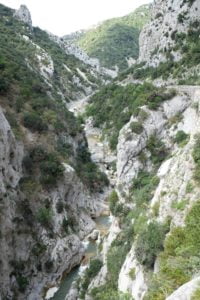 Galamus river campsite Rennes-les-Bains